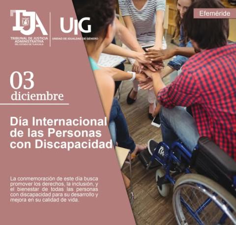 Dia Internacional de las Personas con Discapacidad.
