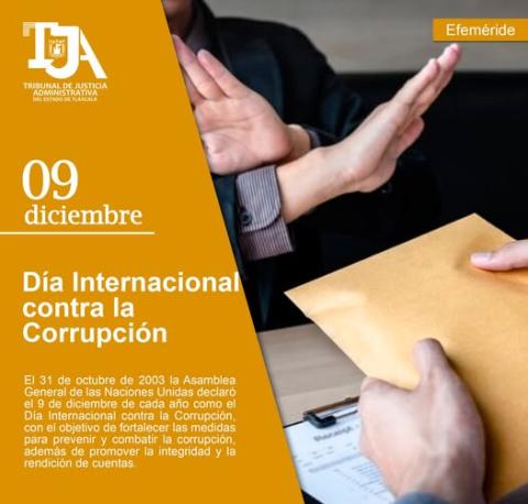 Día Internacional contra la corrupción 