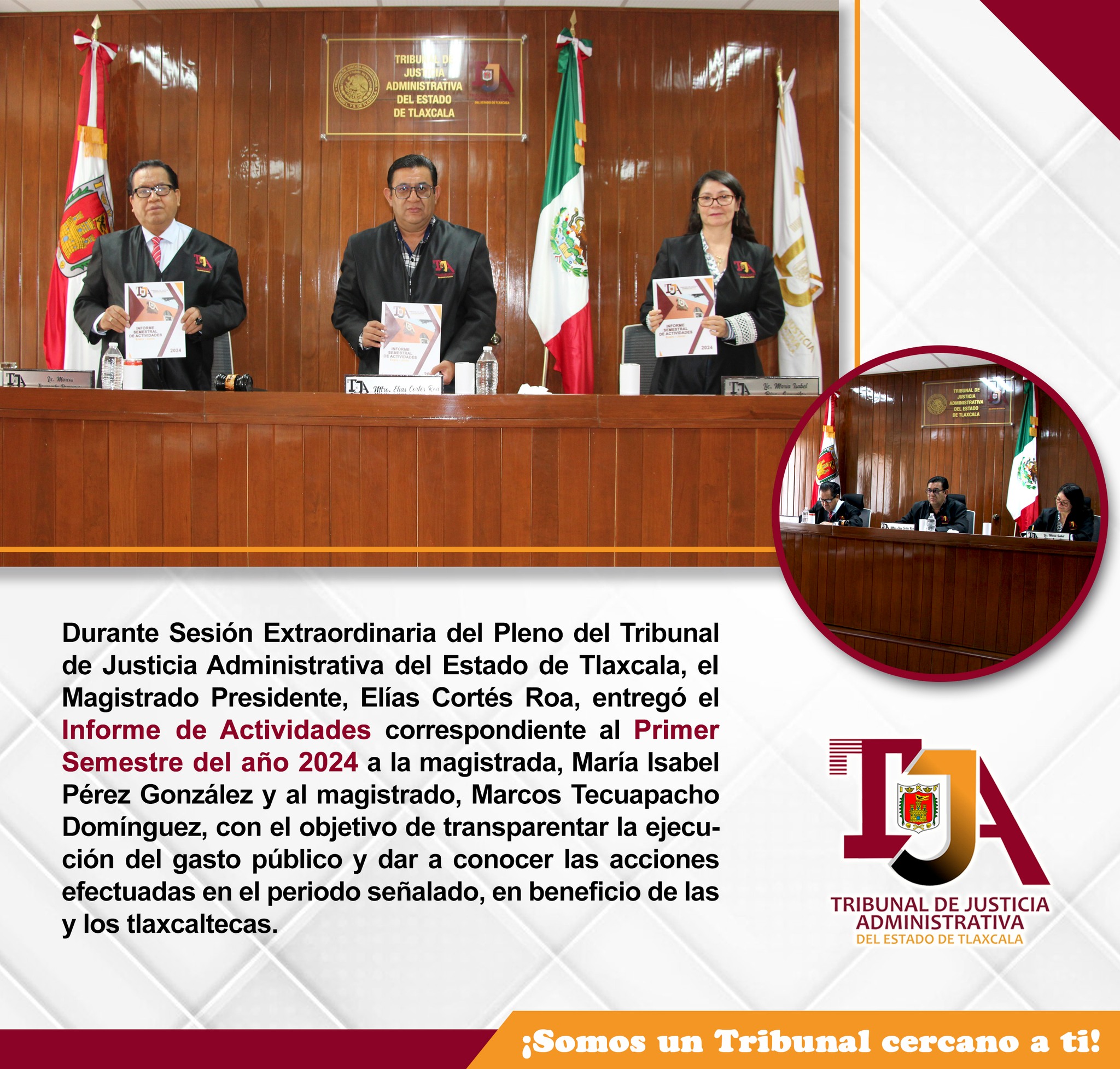 Informe de Actividades correspondiente al Primer Semestre del año 2024