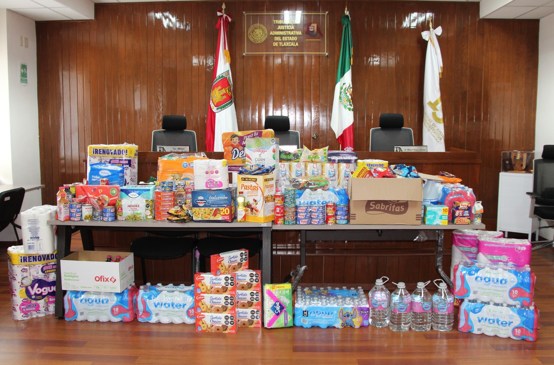 este lunes nos sumamos a la iniciativa de la Comisión Estatal de Derechos Humanos de Tlaxcala de donación de víveres