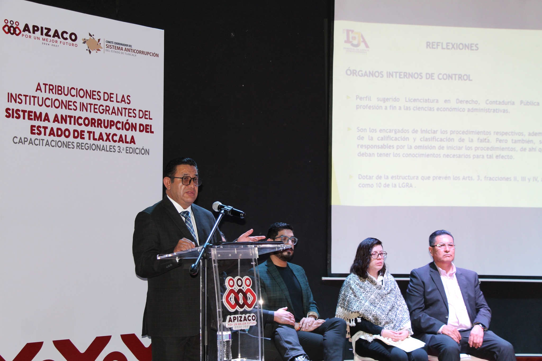 En su intervención, en La Libertad Centro Cultural del municipio de Apizaco