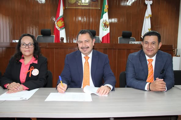 El Magistrado Presidente del Tribunal de Justicia Administrativa del Estado de Tlaxcala, Manuel Vázquez Conchas.