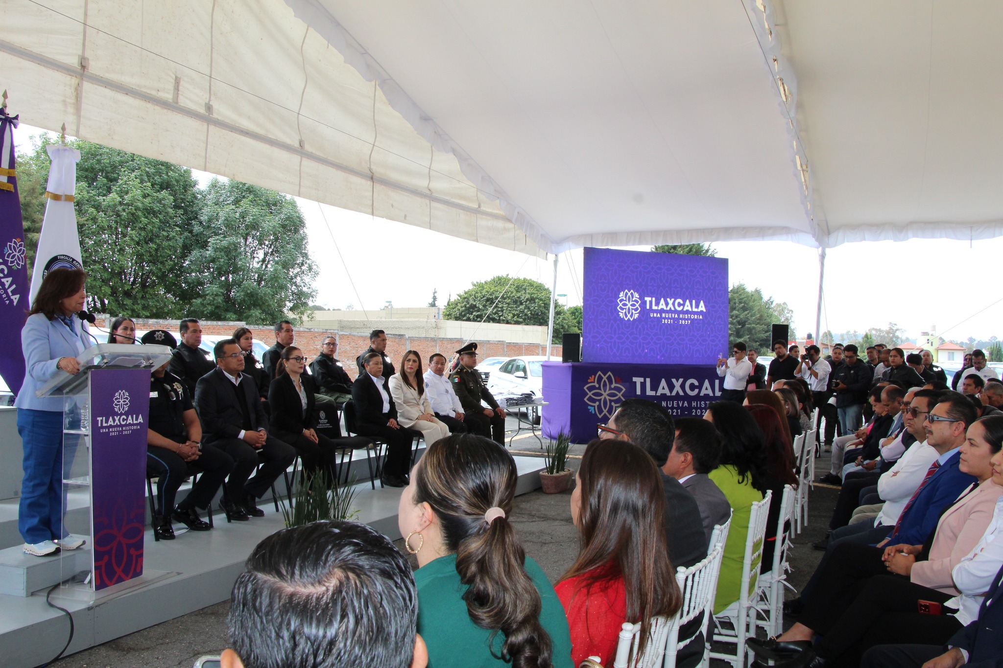 entrega de equipamiento que realizó la Gobernadora
