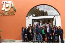 Realizaron una visita a las instalaciones del órgano jurisdiccional, para ampliar sus conocimientos teóricos y tener un acercamiento con el campo laboral.